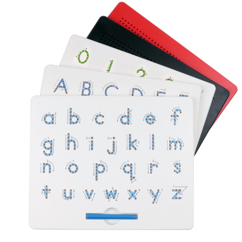 Magnetische Tablet Tekentafel Speelgoed Draagbare Magnetische Bal Sketch Pad Tablet Tekentafel + Magnetische Stylus Educatief Kinderen Speelgoed