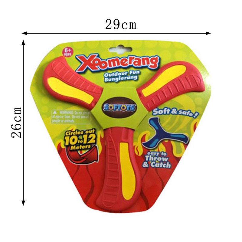 1Pcs Eva Outdoor Boomerang Baby Speelgoed Familie Interactieve Grappig Outdoor Sport Speelgoed Leuk Cadeau Voor Kinderen