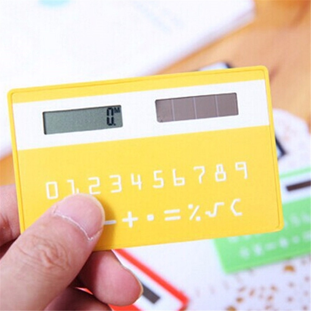 MINI Solar Calculator Handheld Silicone Scientific Multifunction Pocket Calculator Calculator for School Office Business Home