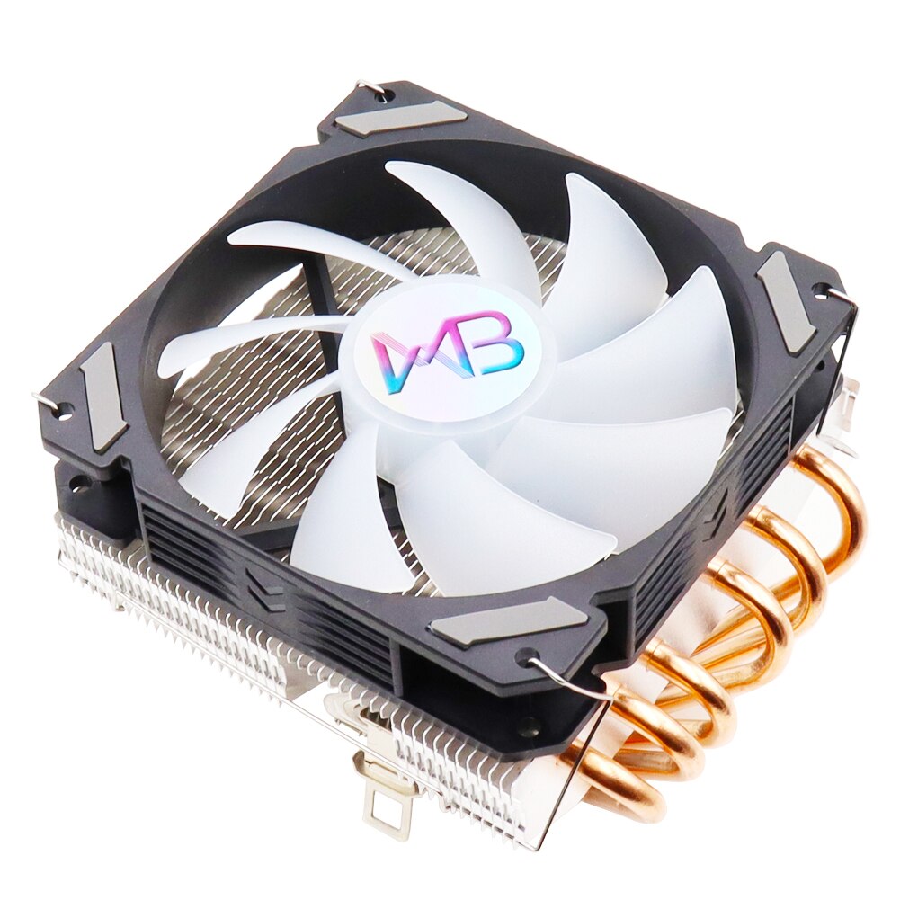 Cpu ventilator blæser rgb argb pwm 4 pin intel lga 1150 1151 1155 1156 1200 1366 x79 x99 amd  am3 am4 køler køler radiator