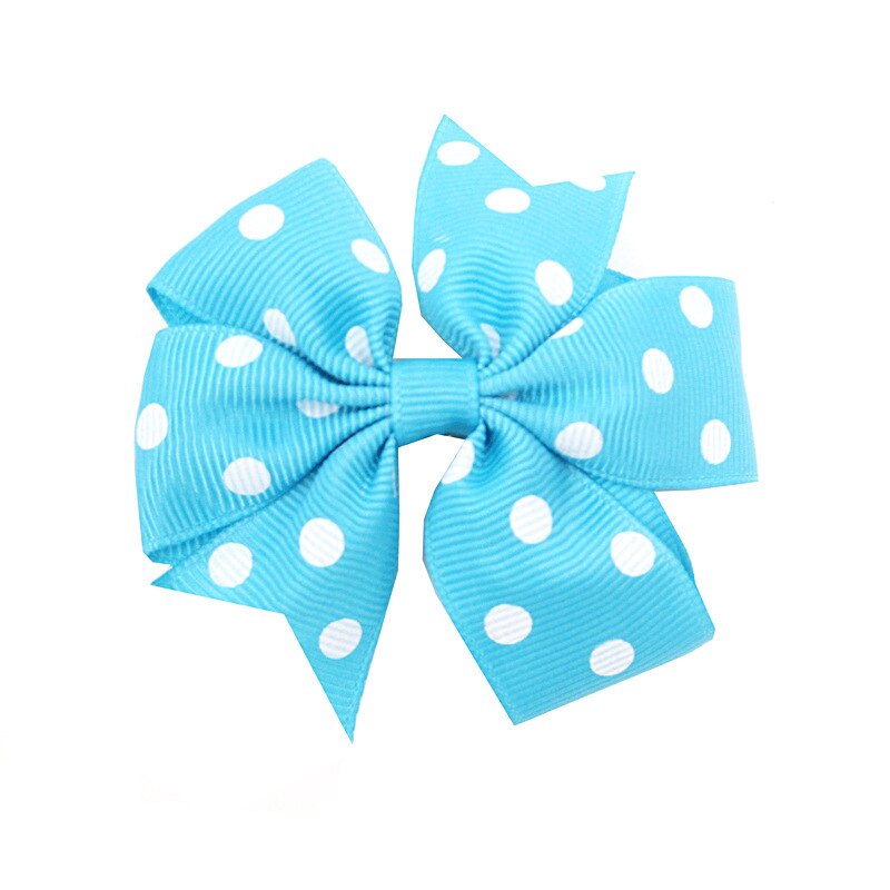 Leuke Baby Meisjes Dot Boog Knoop Kids Haar Clip Haarspelden Voor Kinderen Meisje Haar Band Boog Diy Haaraccessoires Beste Haar Ornament: 03