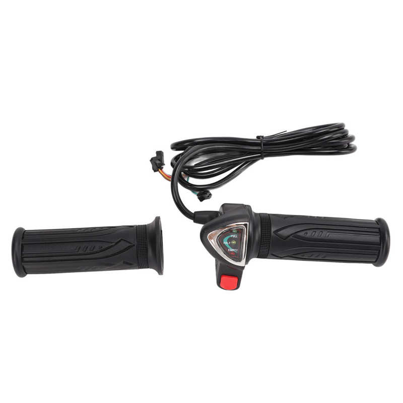 Elektrische Fiets Gashendel Stabiele Slijtvastheid Gevoelige Elektrische Fiets Batterij Indicator Throttle Voor 22.5Mm: 24V
