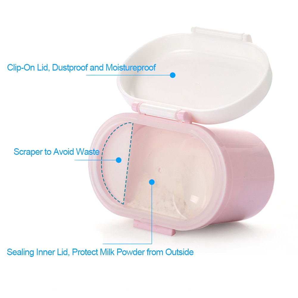 Portable Infant Baby Milk Powder Storage Keep Fresh Box Sealed Large Capacity Flour Case Container