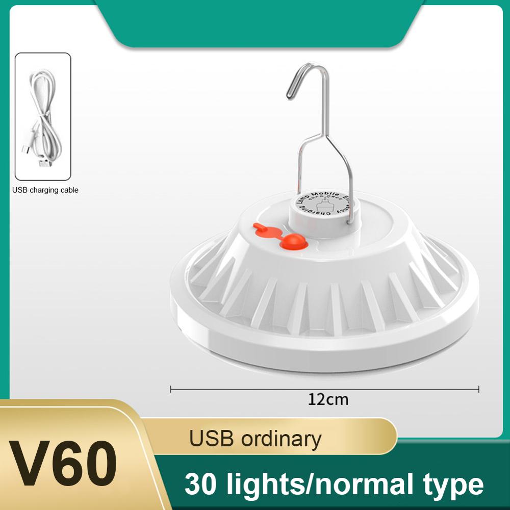 300w Rechargeable LED Home Mobile Night Market Stall Light Solar Emergency Light Bulb Outdoor Camping Remote Control Lighting: 30LED