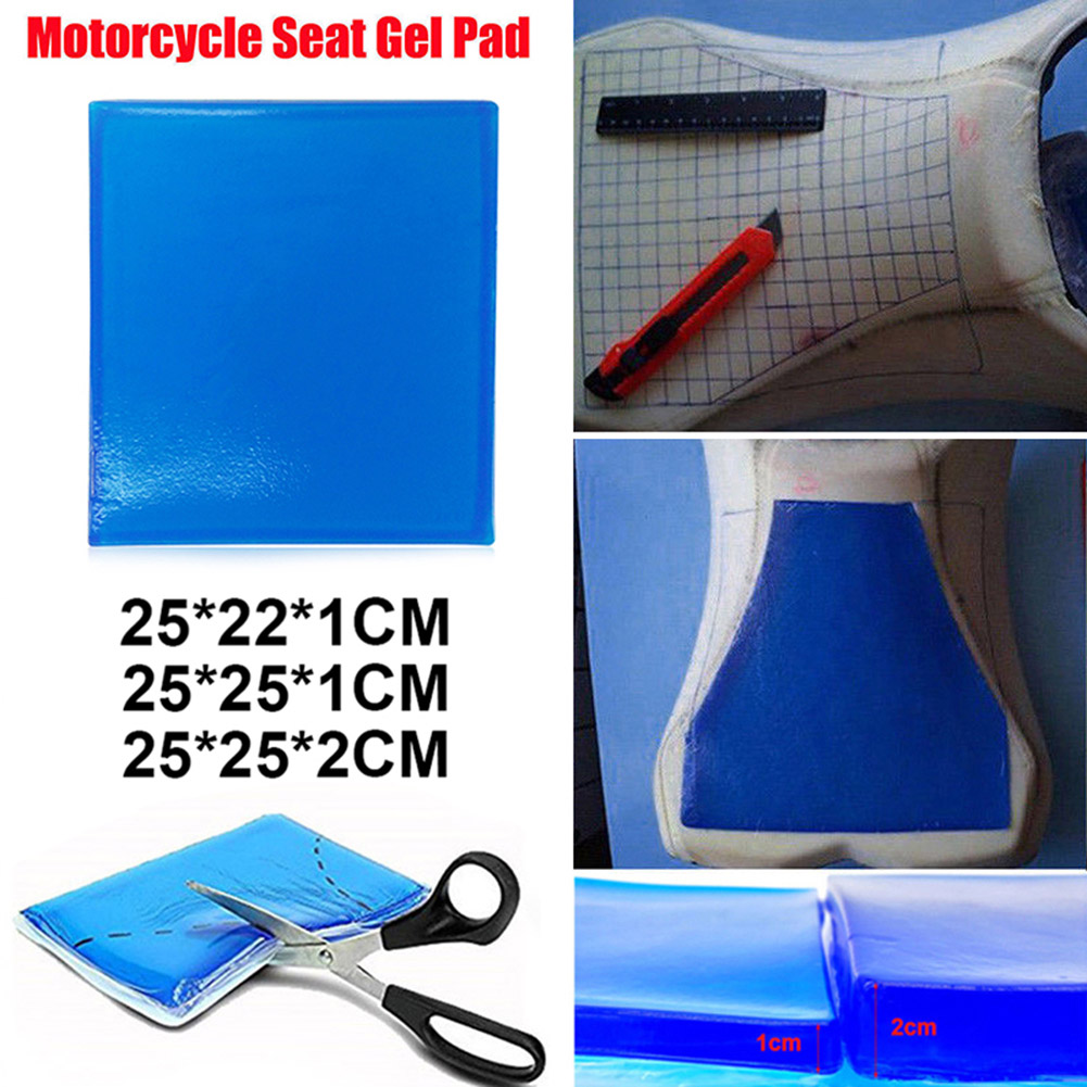 DIY Motorrad Sitz Kühl kissen Stoß dämpfung Dekompression Sattel Motorrad Sitz Gel Pad bequemes weiches Auto Stuhl Kissen
