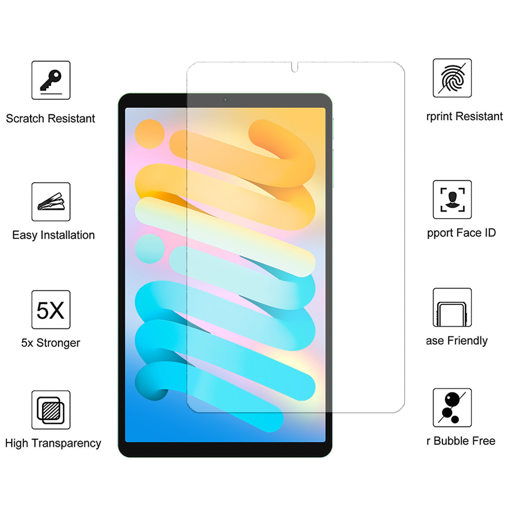3 pezzi per Alldocube iplay 60 mini pro 8.4 ''protezione dello schermo in vetro temperato pellicola protettiva per tablet HD antigraffio
