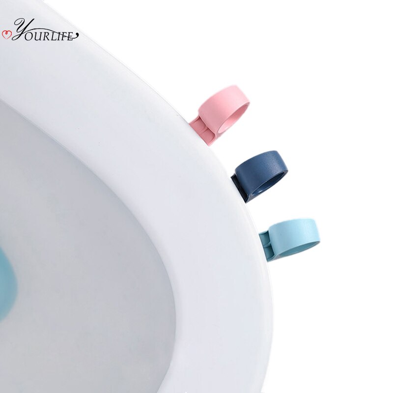 Oyourlife bærbar toilet toiletdæksel løfteanordning undgå at røre toilet låg håndtag badeværelse tegneserie snegle toilet sæde løftere