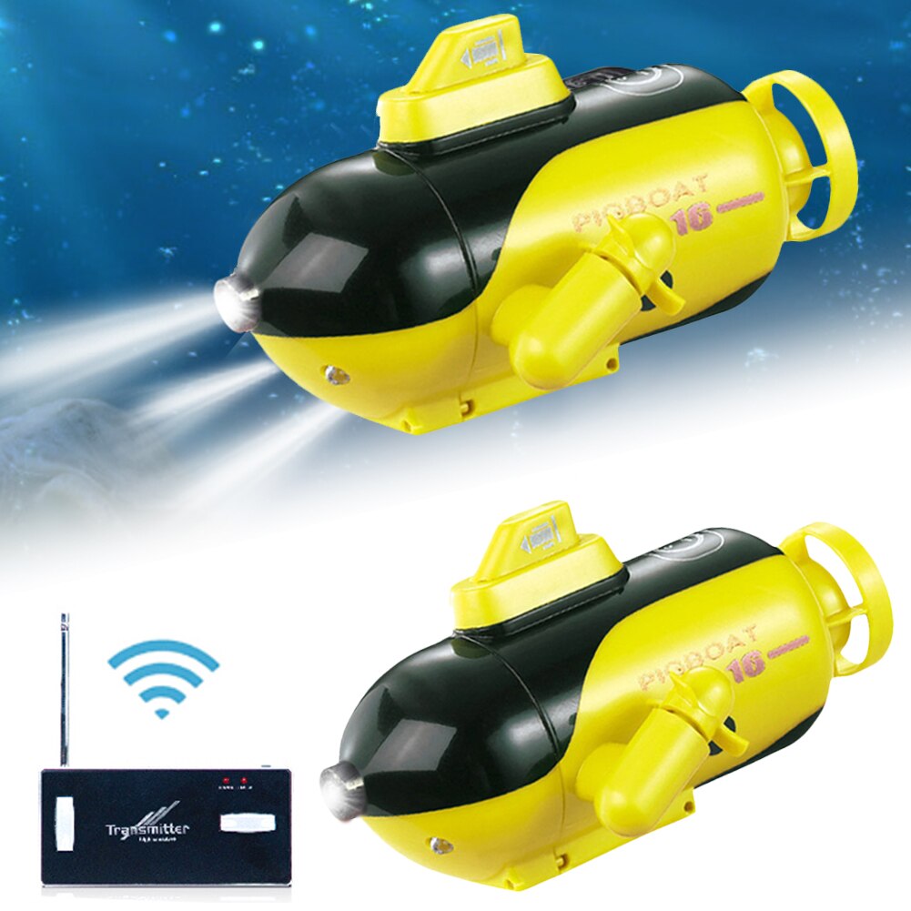freundlicher Fernbedienung U-Boot Stiefel WIFI USB Elektrische Schiff Wasser Spielzeug Für freundlicher freundlicher RC U-Boot Für Jungen Geburtstag: Gelb