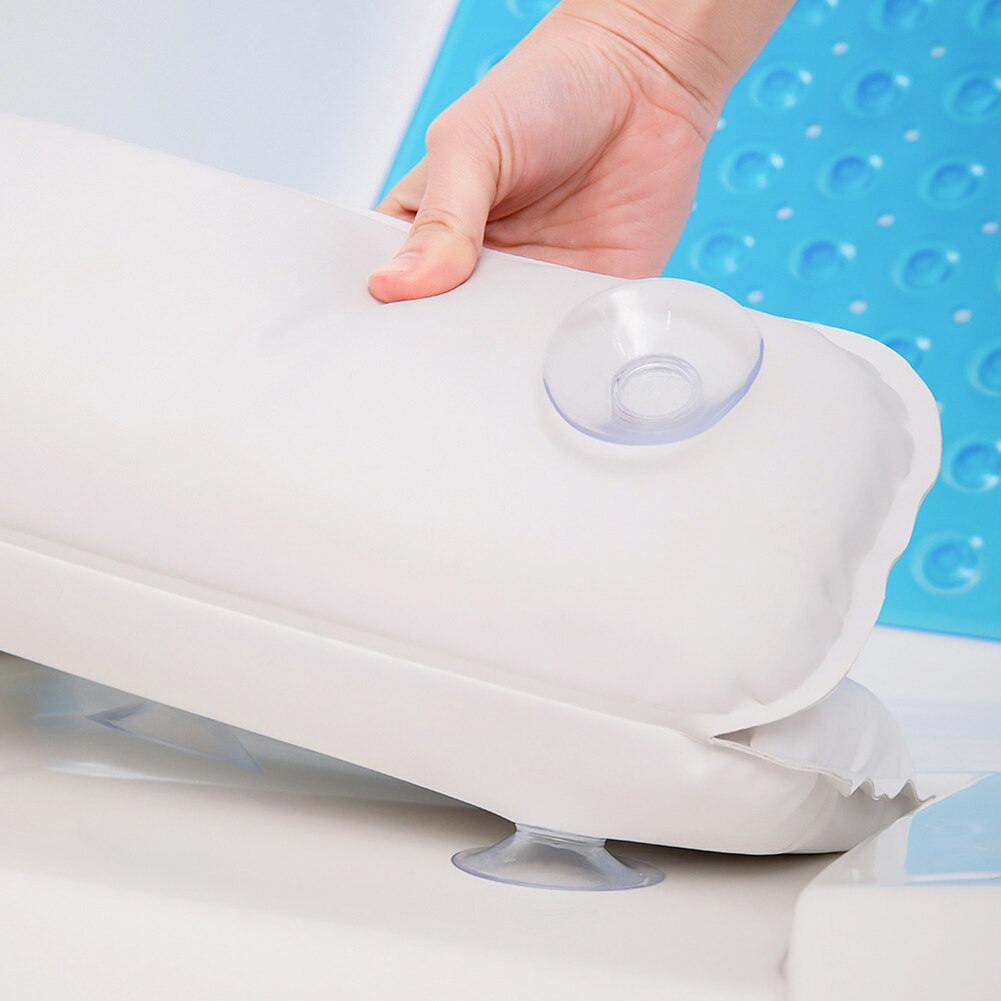 Spa bad pute bad svamp pute badekar pute for badekar hode og skuldre lett å rengjøre 40*30*4.5cm