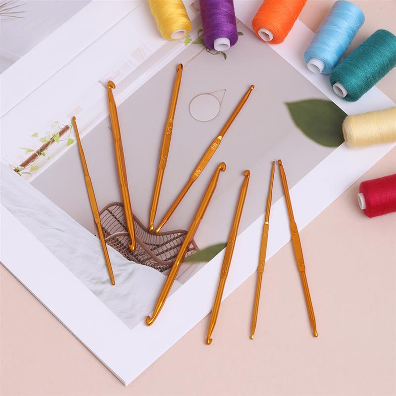 Ganchos de ganchillo de doble cabeza, gancho de ganchillo para costura, hilo DIY, ropa, agujas de tejer, herramientas, ganchos, accesorios de costura