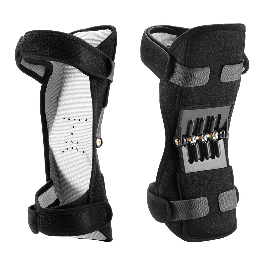 Genouillère soutien articulaire ressort Force Booster jambe protecteur genouillères respirant antidérapant puissance ascenseur genouillères rebond