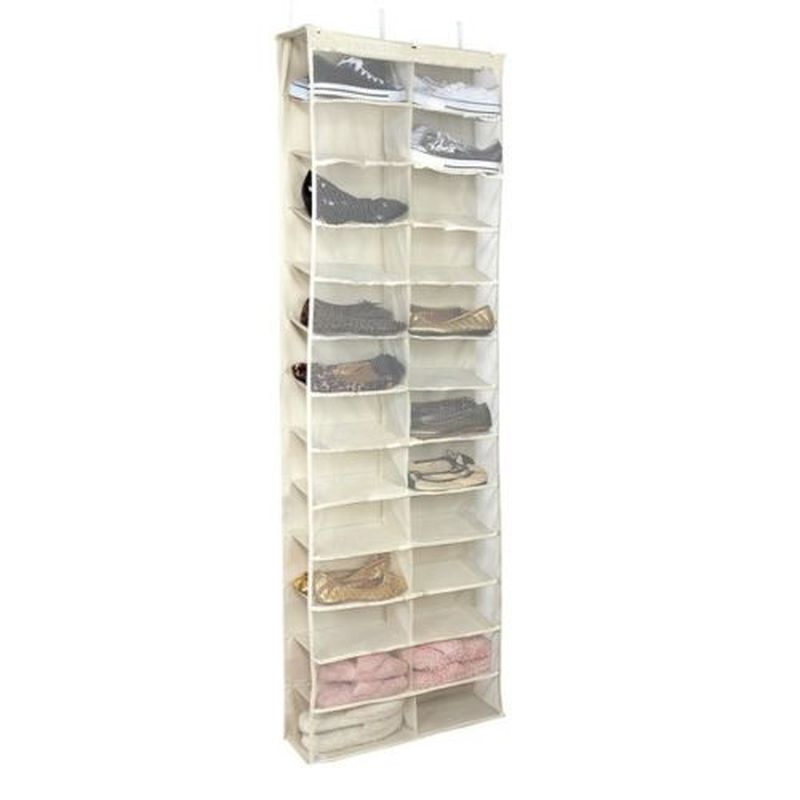 26 Pocket Storage Display Foldable Door Hanging Space-saving Organizer Shoe Rack Household Multifunction Closet Holder ZM924