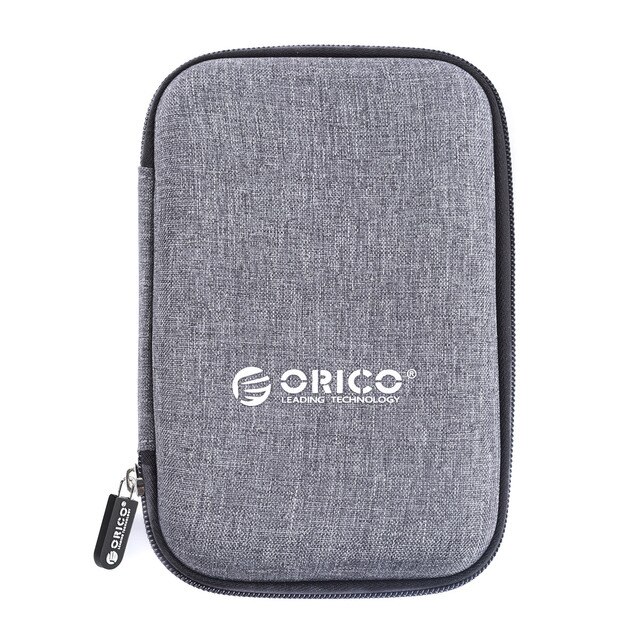 ORICO custodia protettiva per HDD da 2.5 pollici custodia protettiva per disco rigido esterno portatile doppio strato Buffer dba: GRAY