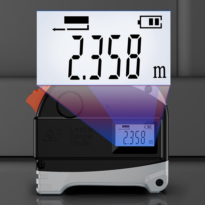 30m infrarood stalen meetlint lichtgevende afstandsmeter afstandsmeter digitaal elektronisch infrarood hoge precisie afstandsmeter