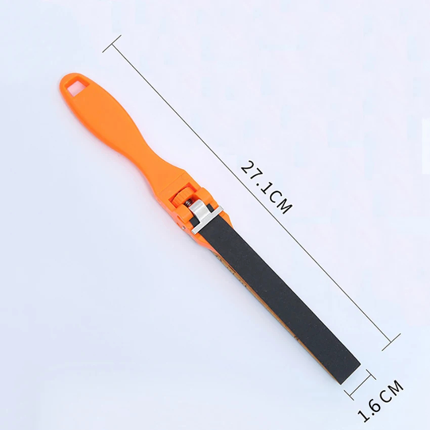 Sanding Stick Flat / Square / Semicircular File Sandpaper Ruler Stick Clip for Sanding Shaped Objects on Wood and Some Metal: Gold