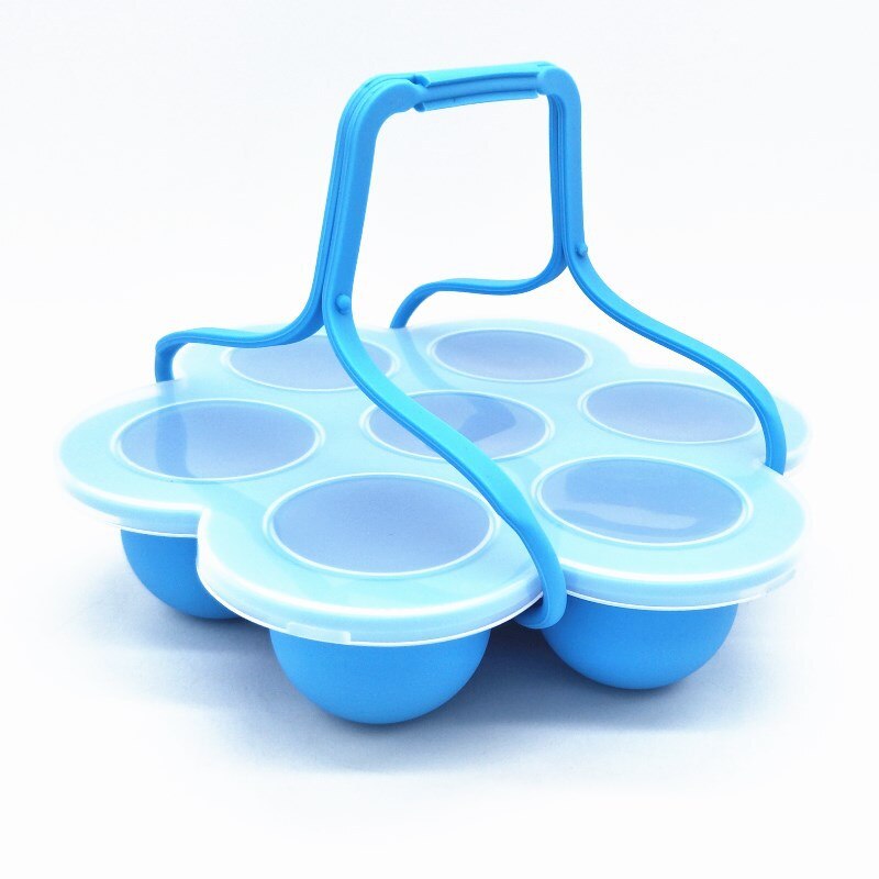 Silicone Egg Bite Mold Baby Food Storage Container Fruit Ice Cube Ice Cream Maker Kitchen Instant Pot Accessories Muffin 1pcs: Default Title