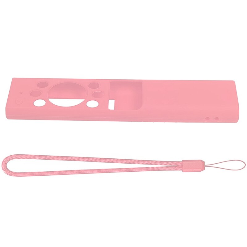 -Protective Silicone Case For Samsung Smart TV Remote Control BN59 Series, Anti Slip Shock Proof Silicone Cover: Roze