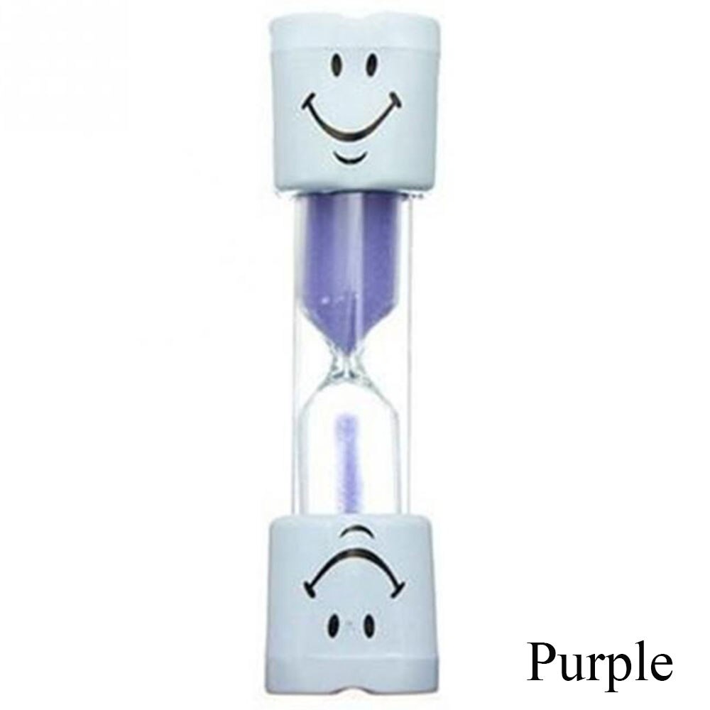 Reloj de arena para niños, 1 unidad, reloj de arena de 3 minutos, temporizador de cara sonriente