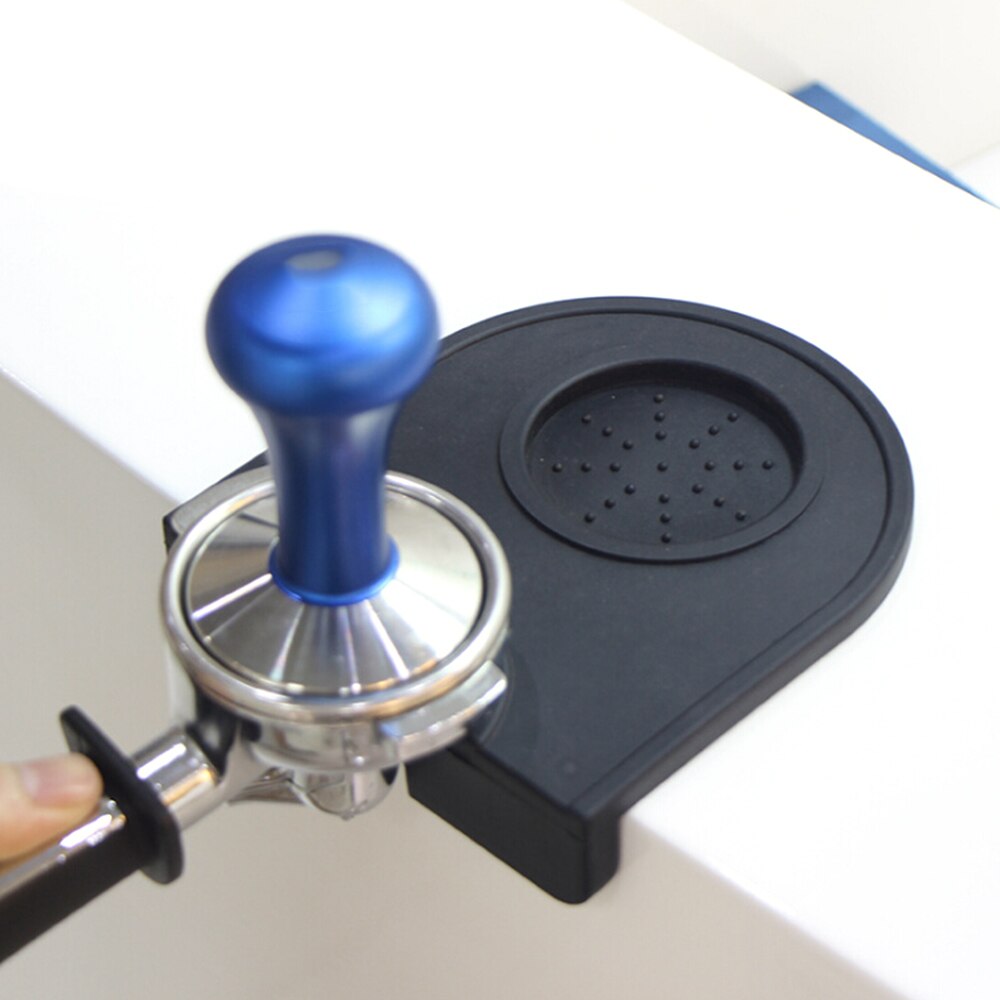 Barista kaffe anti-skrens matt espresso latte Kunst penn tukle tamping holder pute coffeeware tukler sikker kaffe slipe silikon matte