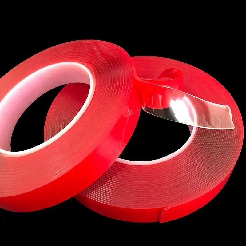 Doppelseitiges Klebeband, starke Fixierung, transparentes Klebeband, wasserfest, keine Spuren, hochviskose, selbstklebende Klebebänder, feste Aufkleber