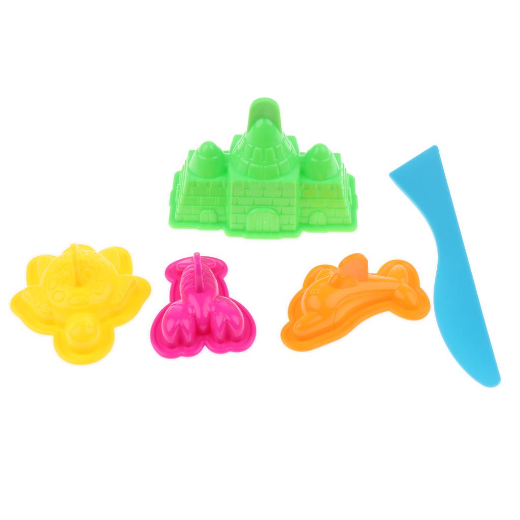 einstellen Von 5 Kunststoff Gebäude Sand Formen Strand Sandburg Sand Kasten freundlicher Spielzeug Spaß