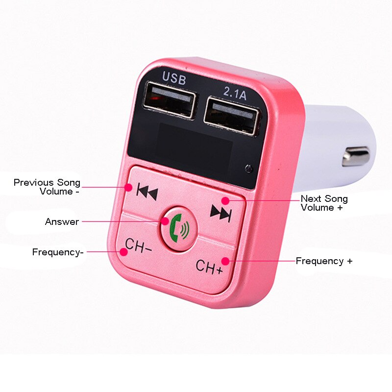 Kit transmetteur FM Bluetooth 5.0 pour voiture, modulateur MP3 sans fil, récepteur Audio mains libres, chargeur rapide double USB, adaptateur de musique