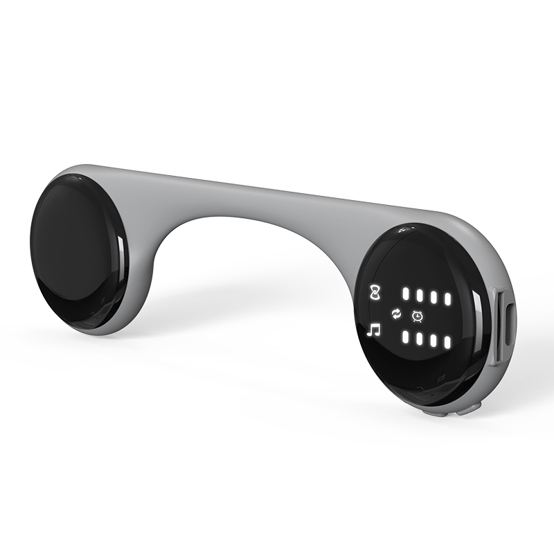 Bone Conduction Portable Bluetooth Sleeping Speaker Built-In 10 Natural Sounds White Noise TF Card Music Box Under The Pillow: Wooden