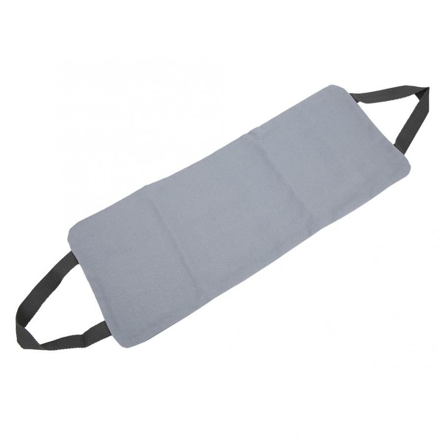 Yoga sandtaske 21 x 53cm uden fyldning fri vægt sandtaske tynd arm ben justerbar vægt yoga fitness træning spark sand taske: Lysegrå