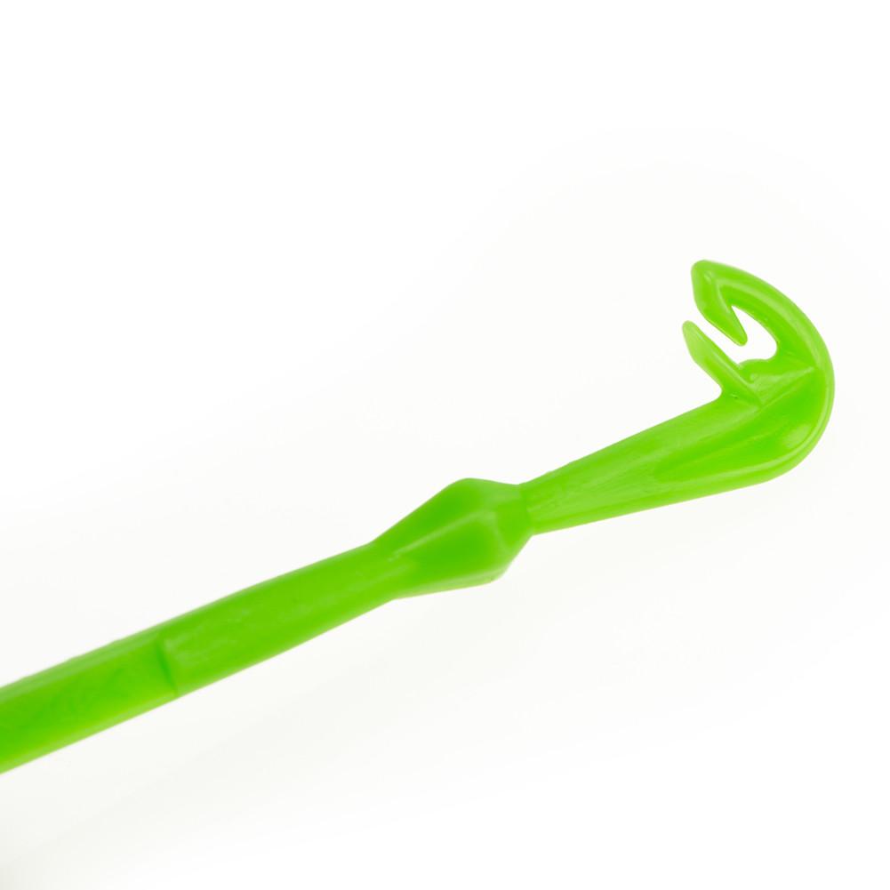 2pcs Plastic Easy Hook Loop Tyer for Fly Fishing Hook Tools Disgorger Tool Tie Fast Knot Tying Tool Line Tier Kit