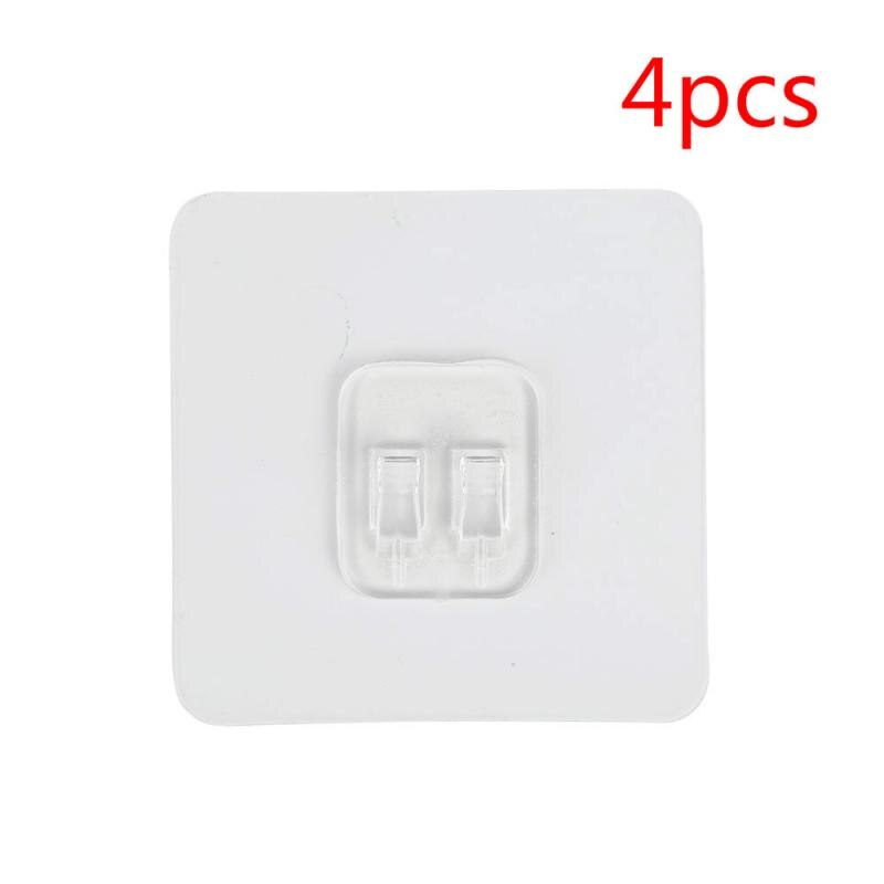 1/2/4/8/10pz adesivo a doppio gancio chiudiporta sensore automatico senza punzonatura adatto a tutte le porte 800g tensione ciasciugare: 4pezzi