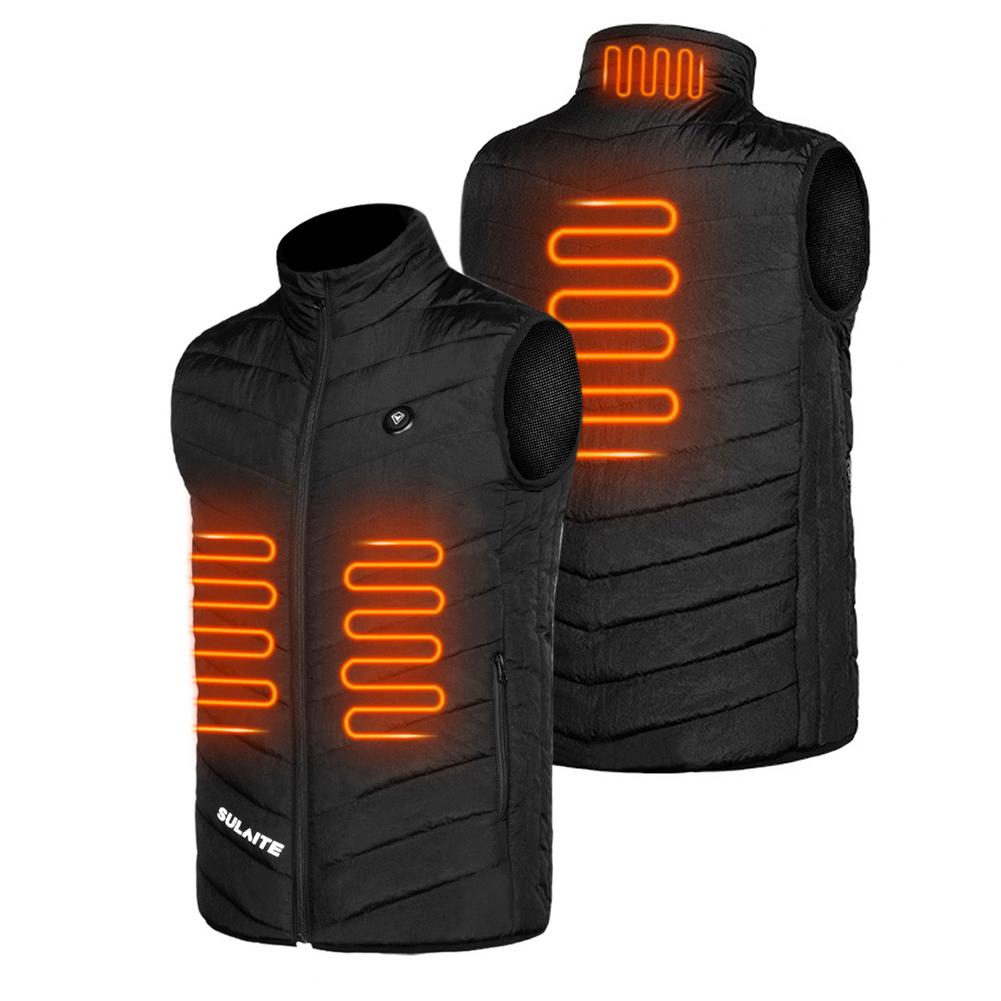Winter Heating Jacket Smart Electric Heated Vest Winter Body Self-Heating 3 Speed Temperature Control Thermal Warm Clothes