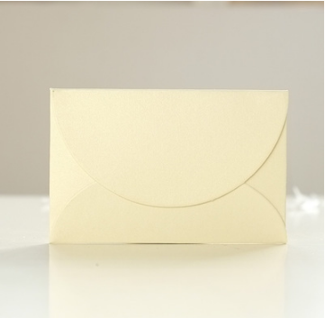 20 stk perle papir perle blanke mini papir konvolutter bryllup invitation konvolut, konvolutter 60mm x 90mm: Beige 20 stk