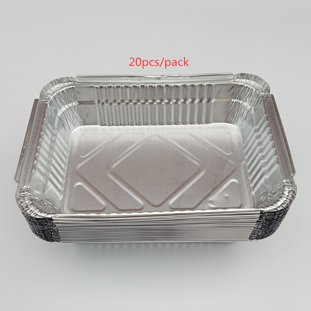 Aluminiumsformer kakeplater bakervarer engangs aluminiumsskuffer resirkulerbare: 1000ml