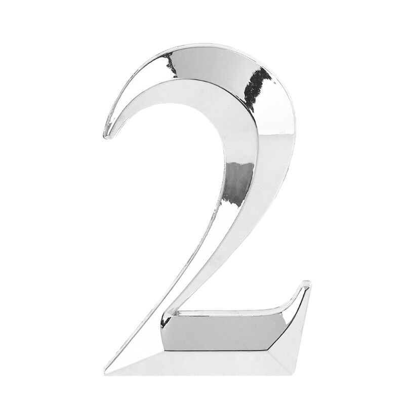 5cm House Numbers 0 to 9 Adhesive Door Stickers Sign for Office Apartment Hotel: 2