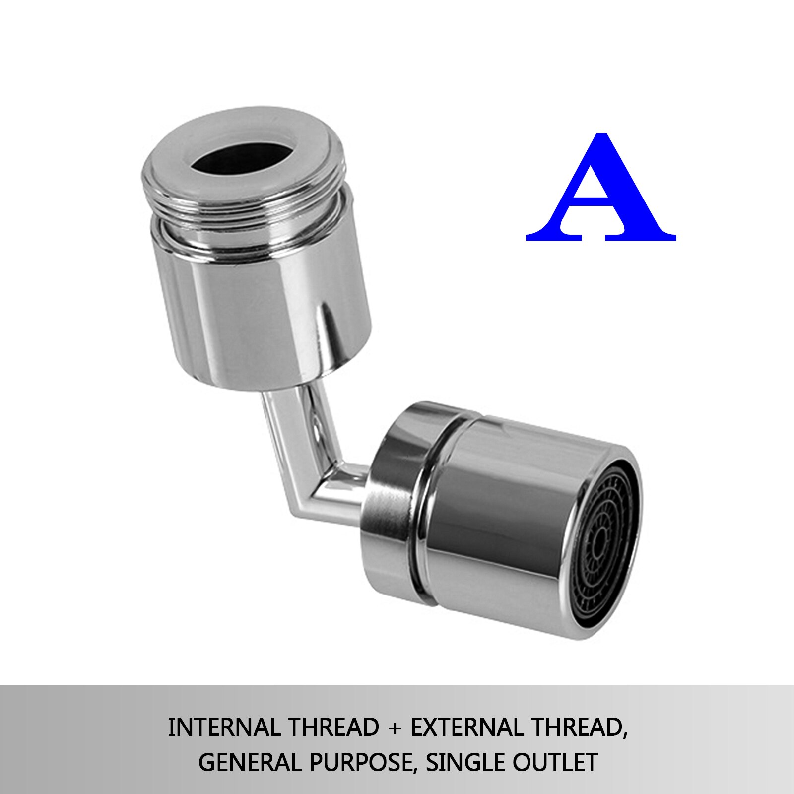 720° Splash Proof Stainless Steel Faucet Universal Basin Wash Filter Faucet Rotating Outlet Household Faucet Rust-free Non-slip