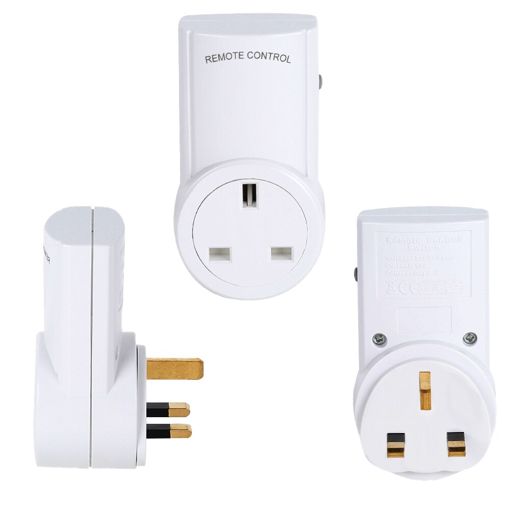 230V 10A Remote Control Socket Convenient Wireless Power Socket House Power Outlet Light Wattmeter Energy Meter EU Plug
