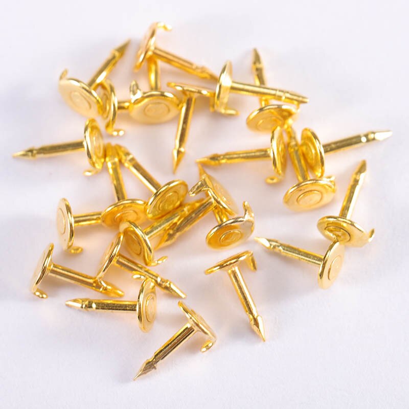Broche fermoir papillon en cuivre 20/50 pièces, porte-Badge, bouchon arrière, bricolage, Base de bijoux: Gold Pins / 20 sets