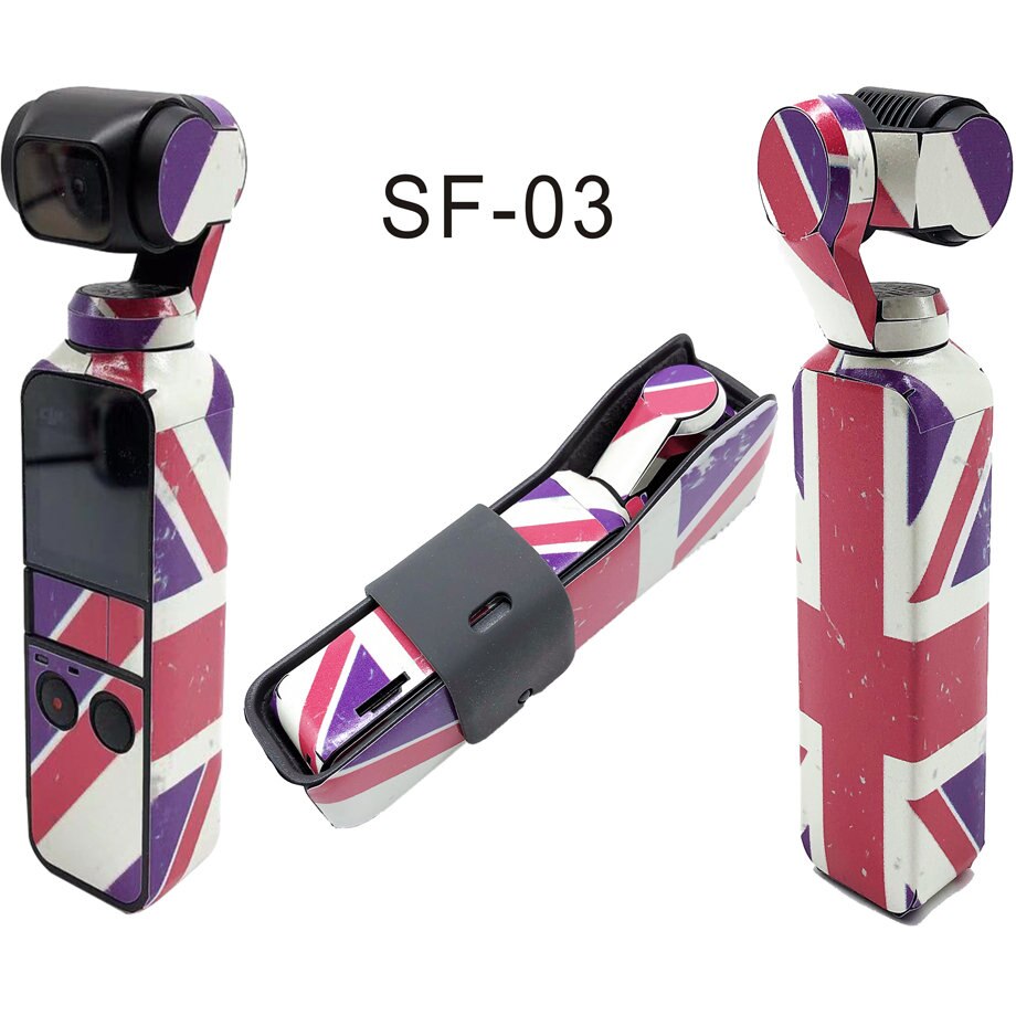 Luminous Body Decals For DJI OSMO POCKET 3M Waterproof PVC Stickers Body Decals For DJI OSMO POCKET Handheld Gimbal Accessories: Glod