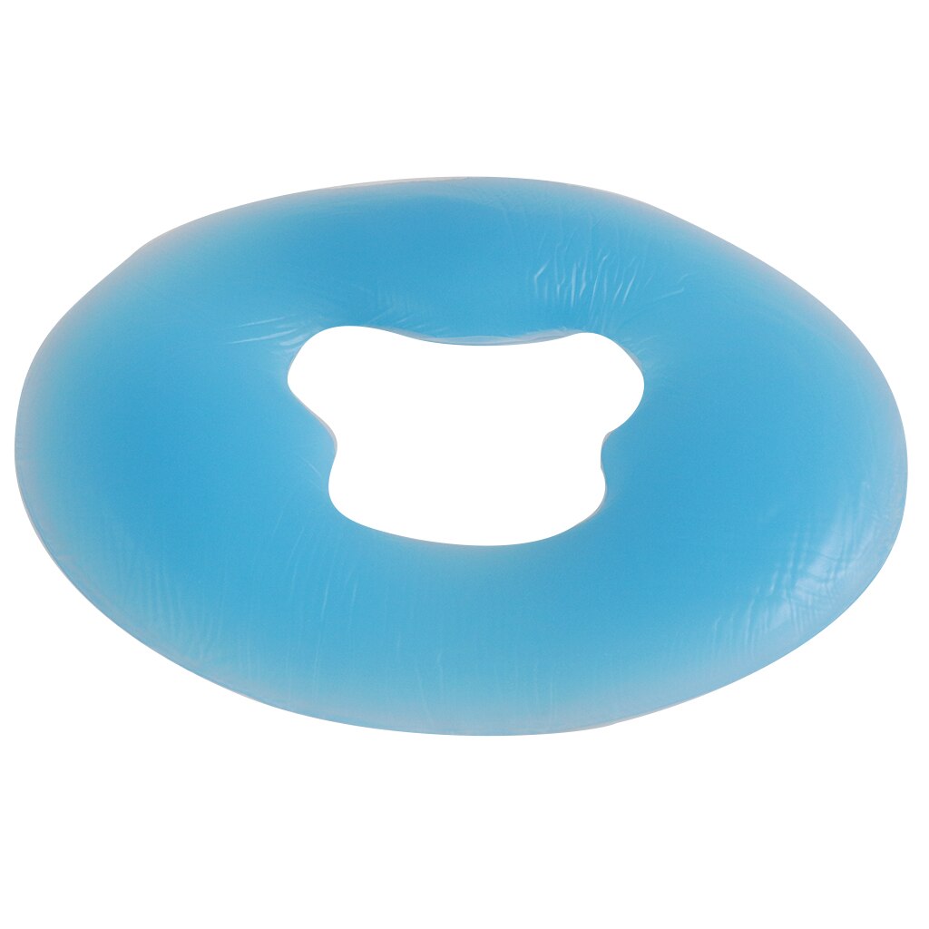 Soft Spa Massage Silicon Gezicht Relax Kussen Kussen Pad Voor Schoonheid Cosmetische Salon Bedden: Blue