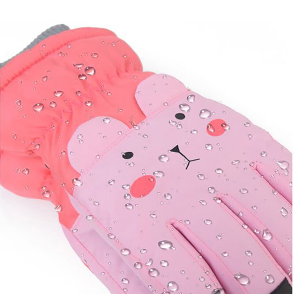 Winddicht Waterdicht Kind Ski Handschoenen Jongen Meisjes Winter Outdoor Skiën Handschoenen Warm Kinderen Ski Handschoenen Wanten Pols Warmer