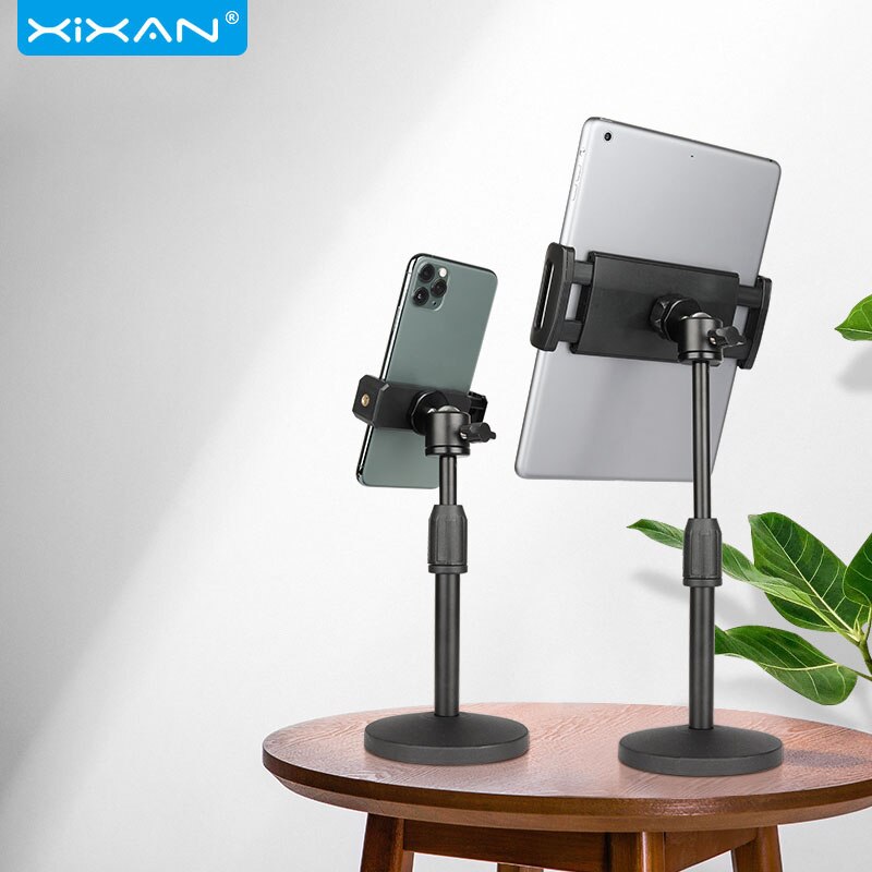 Tabletop Tripod For Phone iPad Live Broadcast Mobile Phone Stand Tripode Desktop Lazy Stand Adjustable Class Video Selfie Holder