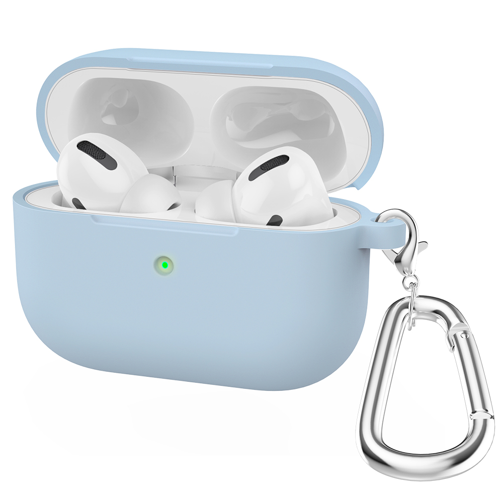 Funda de silicona para Airpods Pro, funda inalámbrica Bluetooth para Apple Airpods pro, funda para auriculares para Air Pods Pro 1st Fundas: Color claret