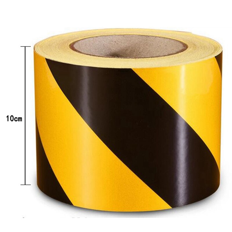 MOOL Self-Adhesive Reflective Safety Warning Tape, Reflective Tape on Road Traffic Construction Site