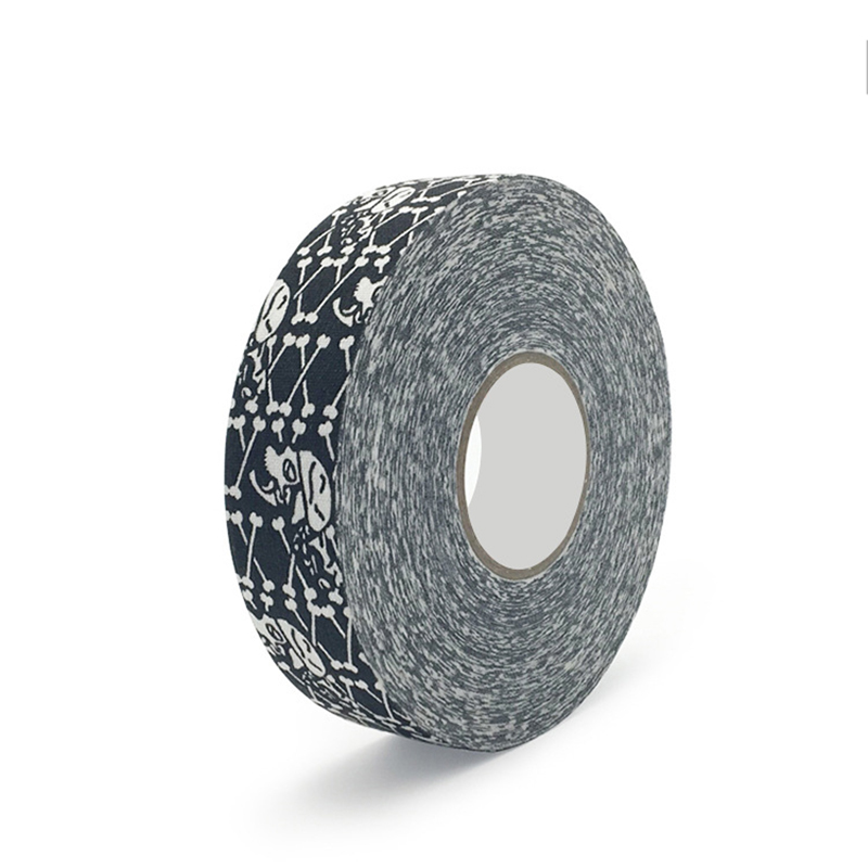 1PC 2.5cm X 25m Eis Eishockey Stock Klebstoff handhaben Griff Band Sport Sicherheit Pads Eishockey Stock Bänder Ellbogen Golf Band: Schwarz