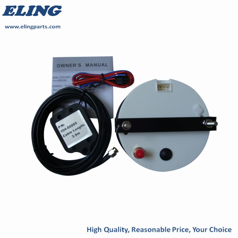 Waterproof 85mm Marine GPS Speedometer Speedo Gauge 80MPH 130KM/H with Backlight 12V/24V