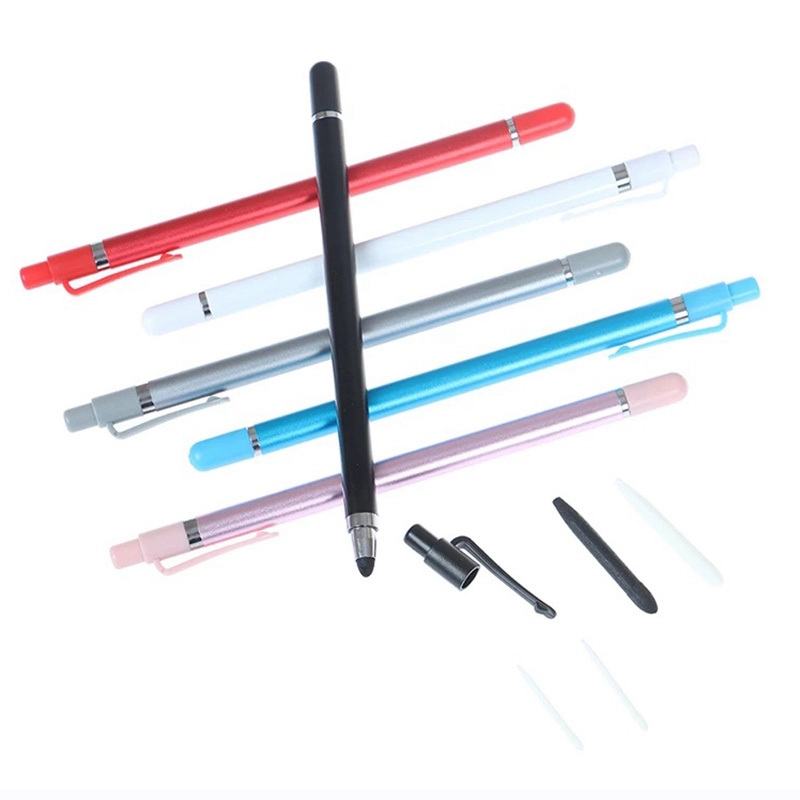 6Pcs Contact Stylus,Sensitivity Capacitive Stylus With 12 Extra Replaceable Tips For Tablets/ Android/Ios Phone