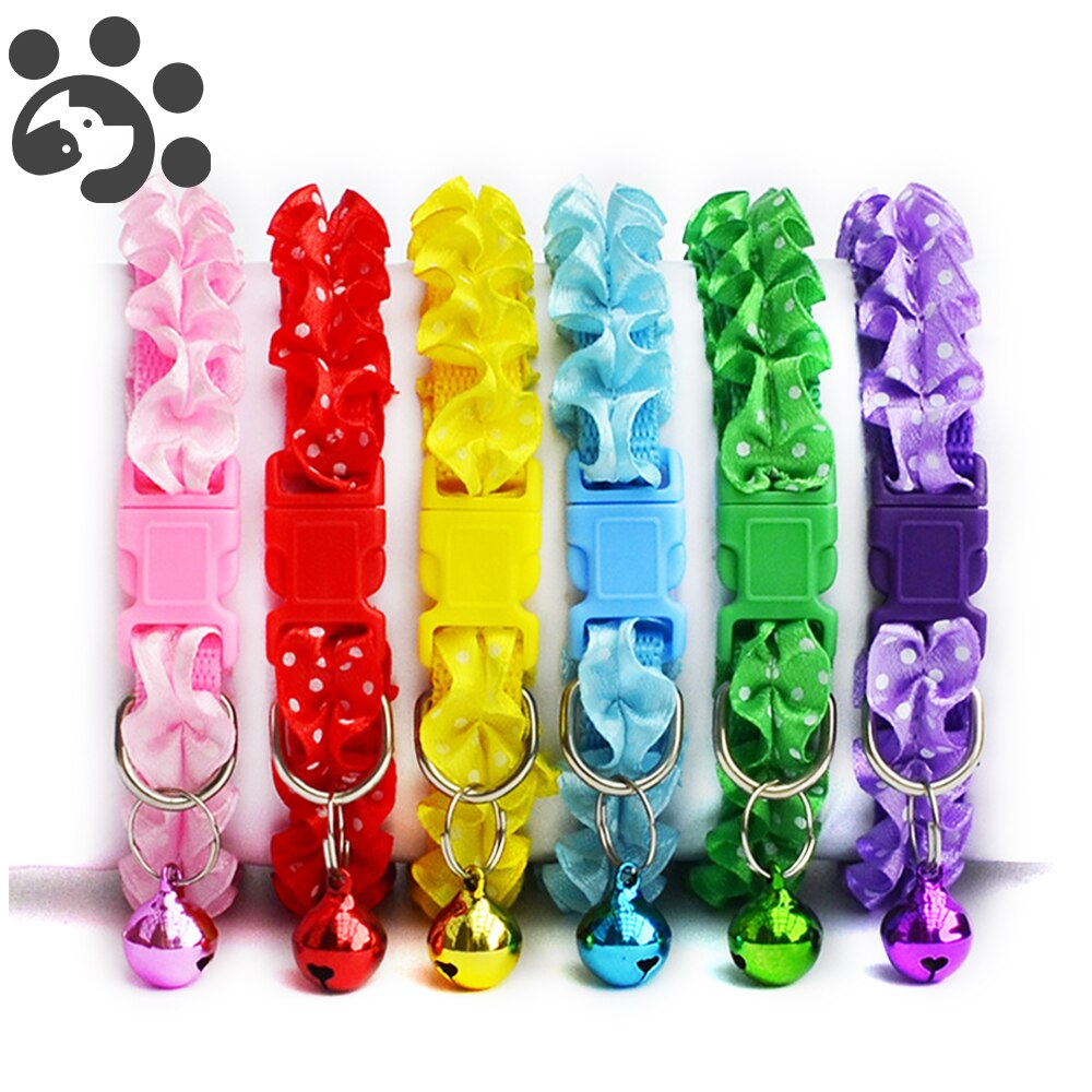 Kant Breakaway Halsband Bell Voor Kleine Honden En Katten Chihuahua Halsband Voor Katten Dieren Supplies Voor Honden Harness Leash MP0070