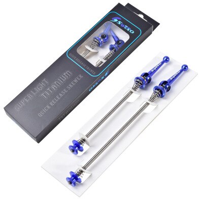 1 pair of mountain bike wheels, road wheels, quick release titanium alloy quick release lever