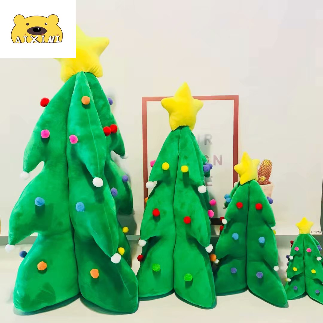 Funny Christmas Tree Ornaments Decor Kawaii Cute Pillows Decor Home Pillow Kid Christmas Toys Christmas Decorations
