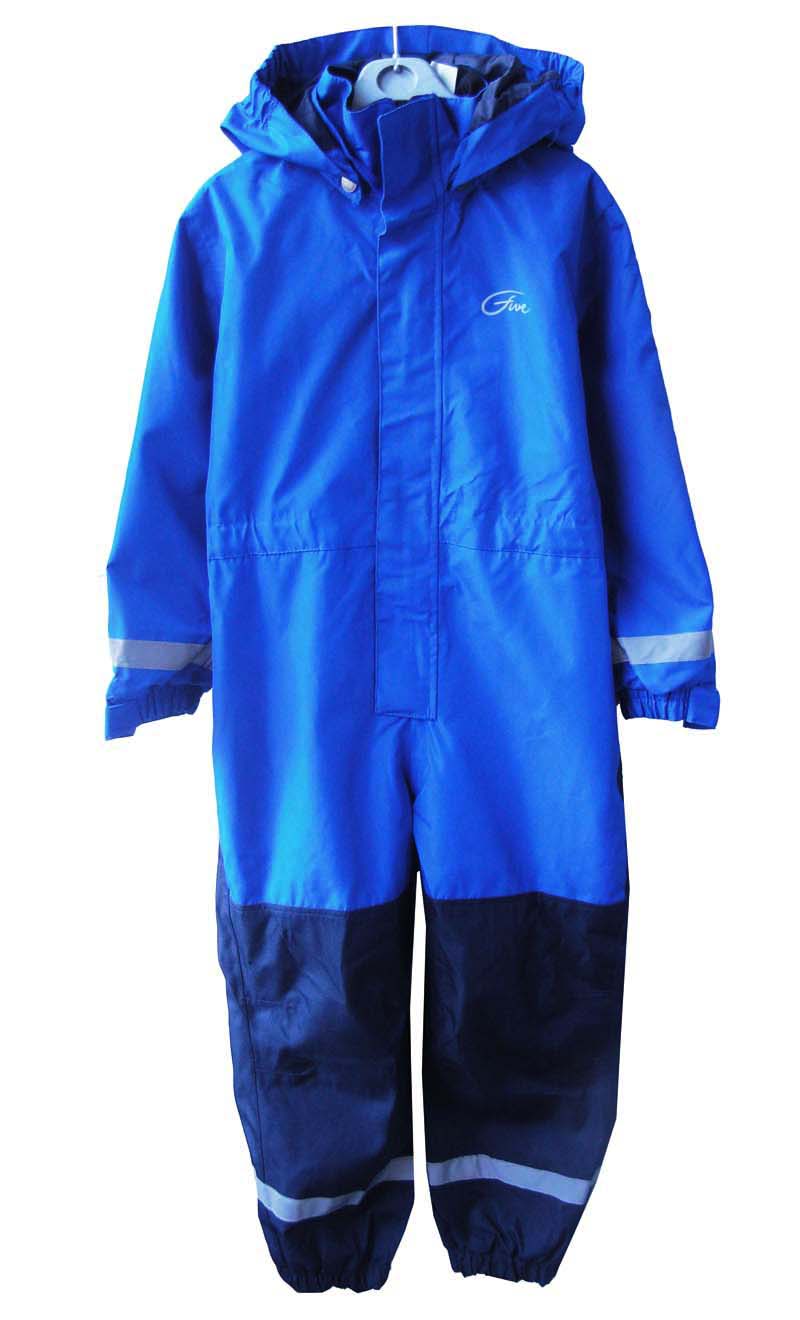 Børn / drenge udendørs jumpsuit, hætteklædt vindtæt / vandtæt overall, regndragt til børn, størrelse 122, 134 til store børn